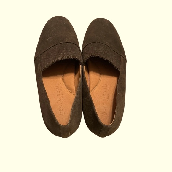 Gentle Souls By Kenneth Cole Signature Leather Eugene Ruffle Flat Loafers Sz. 10 - Picture 5 of 11